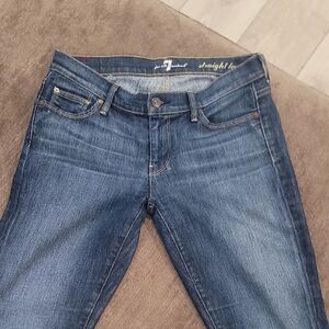 7 For All Mankind Women's Blue Jeans